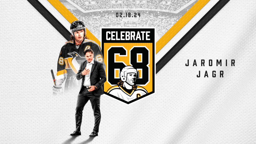 Přečtete si více ze článku Číslo 68 Jaromíra JÁGRA – velká pocta v klubu Pittsburgh Penguins